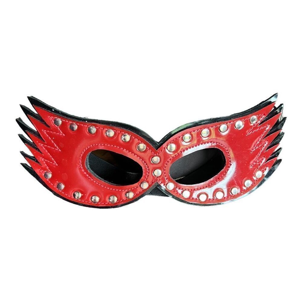 Unique Unisex Faux Leather Bird Studded Masquerade Cosplay Party Mask